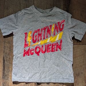 Gray Lightning McQueen Kids T-Shirt